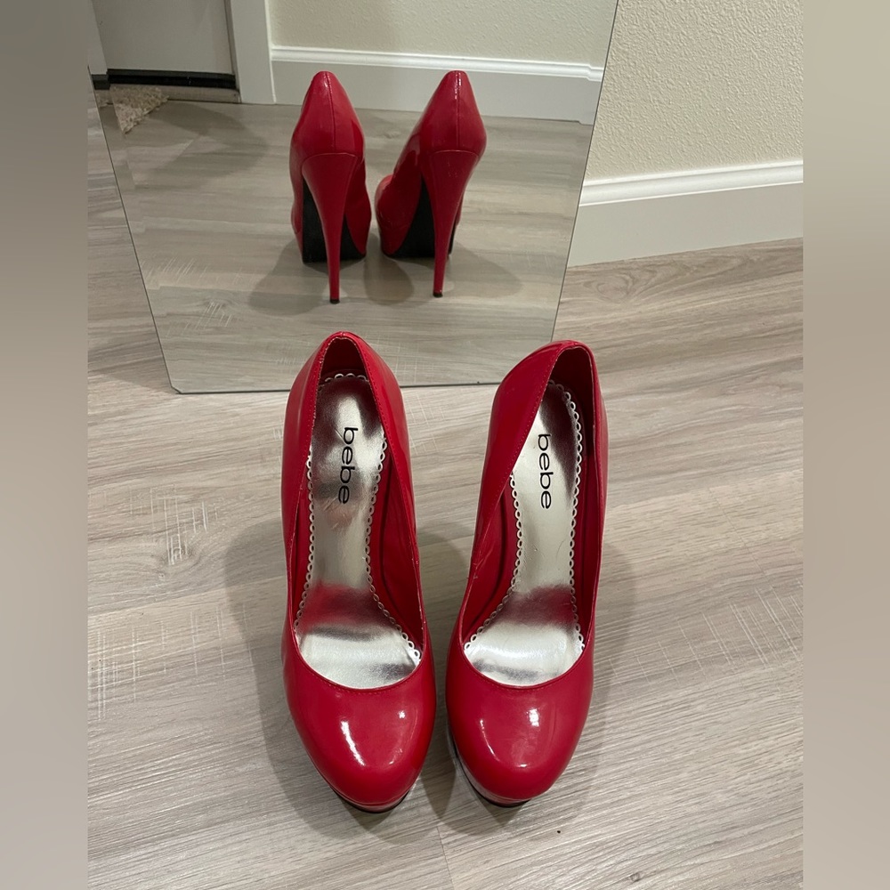 Bebe red pumps - Picture 10 of 11
